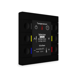 86MM KNX CENTRAL OPERATION UNIT SMART Black matt
