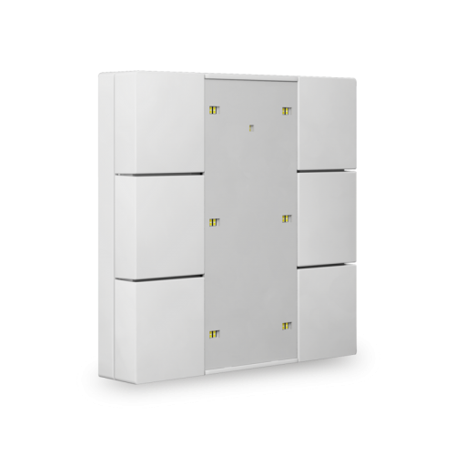 55MM KNX PUSH BUTTON PLUS 6-FOLD/series.02 White gloss
