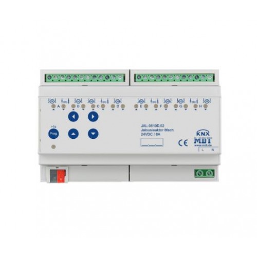 KNX SHUTTER ACTUATOR 8F 8A 24VDC