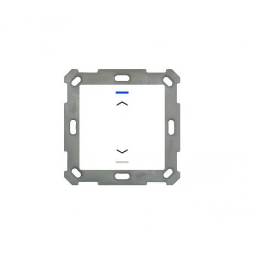 55MM KNX PUSH BUTTON LITE 1-FOLD RGBW WHITE (GLOSS) UP/DOWN SYMBOL
