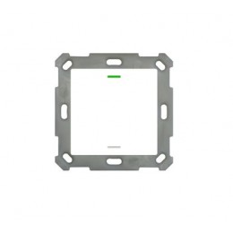 55MM KNX PUSH BUTTON LITE 1-FOLD RGBW WHITE (GLOSS)
