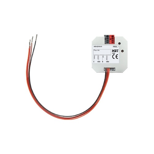 KNX ANALOG 0-10V IN/OUTPUT 2F FLUSH MOUNTED