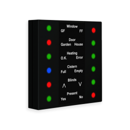 55MM KNX LED INDICATOR BLACK (MATT), SCN-LED5506.01