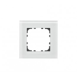 55MM GLASS COVER FRAMES WHITE 1-FOLD