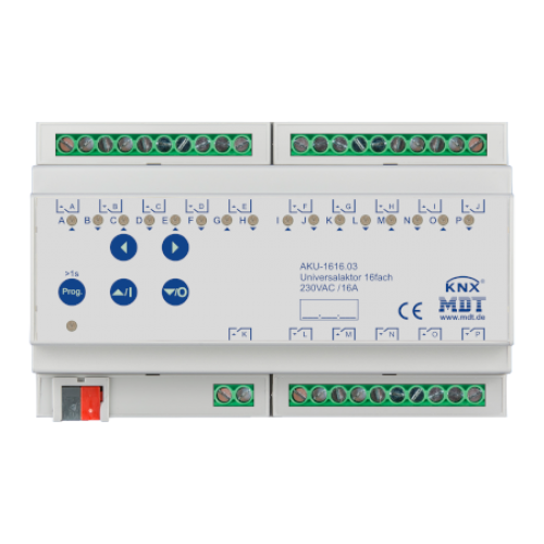 MDT Universal Actuator AKU, 16-FOLD 8SU MDRC, 230V,16 A