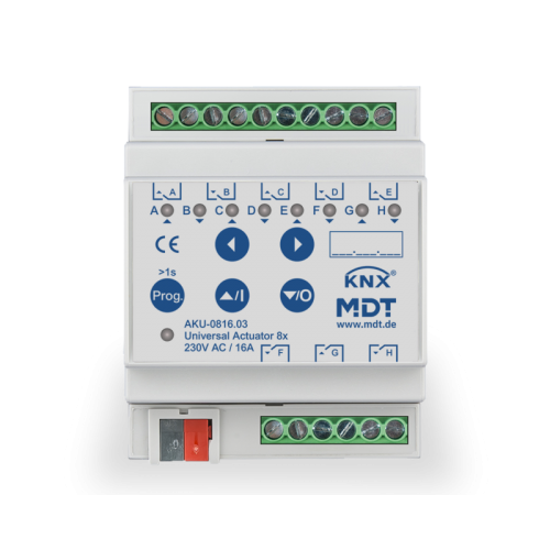 MDT Universal Actuator AKU, 8-FOLD 4SU MDRC, 230V,16 A