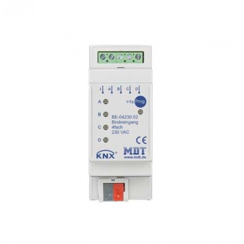 KNX BINARY INPUT 4F INPUTS 230VAC