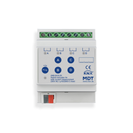KNX SWITCH ACTUATOR 4F 16/20A 230VAC C-LOAD AMI INDUSTRIE 200ΜF CURRENT MEASUREMENT