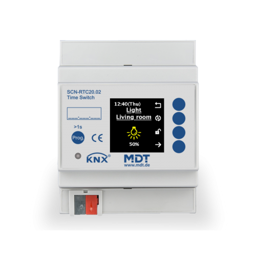 Time Switch with 20 channels and active colour display,  MDRC, 20-fold, 4SU