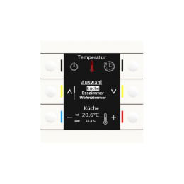 86MM KNX CENTRAL OPERATION UNIT SMART WHITE (GLOSS)