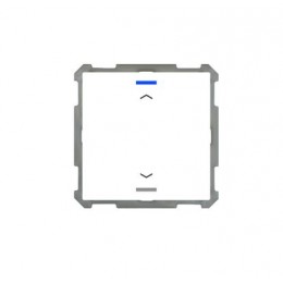 63MM KNX PUSH BUTTON LITE 1-FOLD RGBW WHITE (GLOSS) UP/DOWN SYMBOL
