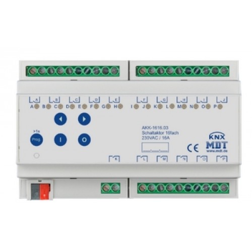 KNX SWITCH ACTUATOR 16F 16A 230VAC COMPACT 70Μ 10ECG
