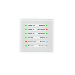 GLASS LED INDICATOR WHITE