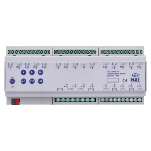 MDT AKU-2416.03 Универсальный актуатор 24 канальный 12SU MDRC, 230 В, 16 А