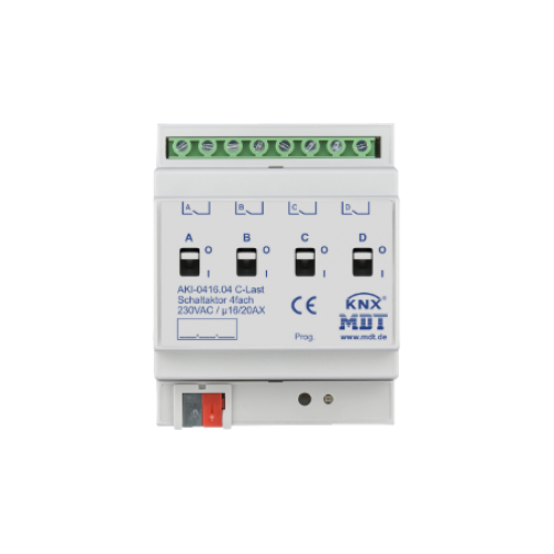 KNX SWITCH ACTUATOR 4F 16/20A 230VAC C-LOAD INDUSTRIE 200ΜF