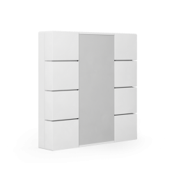 55MM KNX Push-button 8-FOLD series .02 White gloss