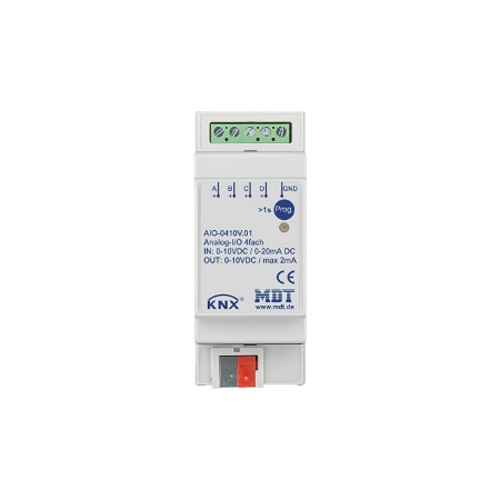 KNX ANALOG 0-10V IN/OUTPUT 4F