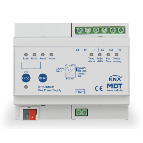 Bus Power Supply STR, Redundant, MDRC, 640mA, 6SU