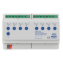 KNX Switch Actuators AMS 16 A with current measurement 8-fold 140ΜF