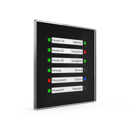 GLASS LED INDICATOR BLACK