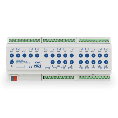 KNX SWITCH ACTUATOR 24F 16A 230VAC C-LOAD STANDARD 140ΜF