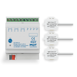 MDT Energy Meter 3-channel, 63 A, with transformer measurement, 3-fold, 4SU