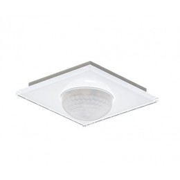 GLASS PRESENCE DETECTOR 360° WITH 3 SENSORS and LIGHT INTENSITY WHITE