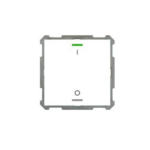 63MM KNX PUSH BUTTON LITE 1-FOLD RGBW WHITE (GLOSS) I/O SYMBOL