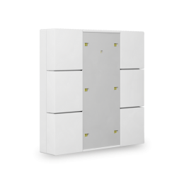 55MM KNX PUSH BUTTON PLUS 6-FOLD/series.02 White matt