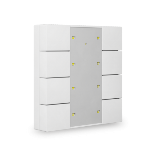 55MM KNX PUSH BUTTON PLUS 8-FOLD/series.02 White, matt